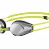 Arena Tracks Mirror Junior Schwimmbrille - Black-fluoyellow/silver