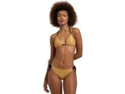 Arena 50th Anniversary Gold Triangle Bikini 50 Jahre Kollektion - 38 Gold Multi/black -Schwimmausrüstung Geschäft 50th20Anniversary20Gold20Triangle20Bikini bkgld 3