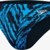 Speedo Allover 7 Cm Brief Badehose Eco EnduraFlex - 6 Black/blue -Schwimmausrüstung Geschäft Allover20720cm20Brief20Badehose blackbl 1