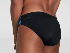 Speedo Allover 7 Cm Brief Badehose Eco EnduraFlex - 6 Black/blue -Schwimmausrüstung Geschäft Allover20720cm20Brief20Badehose blackbl 3