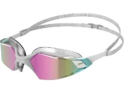 Speedo Aquapulse Pro Mirror Schwimmbrille White-clear/purple Gold