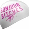 Mad Wave Bonjour Reversible Silikon Badekappe - Pink -Schwimmausrüstung Geschäft Bonjour20Reversible20Silikon20Badekappe wht
