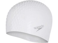 Speedo Bubble Active + Silikon Badekappe - White