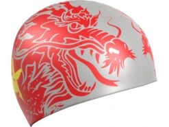 Mad Wave China Silikon Badekappe Red