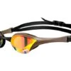 Arena Cobra Ultra Swipe Mirror Schwimmbrille Yellow Copper/choco -Schwimmausrüstung Geschäft Cobra20Ultra20Swipe20Mirror20Schwimmbrille chocolate 1