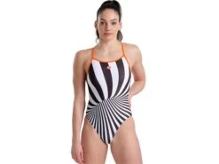 Arena Crazy Badeanzug Booster Back - 32 Black/mango/multi -Schwimmausrüstung Geschäft Crazy20Badeanzug bkmangomult 3