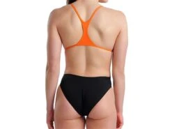 Arena Crazy Badeanzug Booster Back - 32 Black/mango/multi -Schwimmausrüstung Geschäft Crazy20Badeanzug bkmangomult 4
