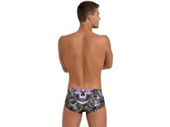 Arena Crazy King Skull Low Waist Badehose - 3 Black/white Multi -Schwimmausrüstung Geschäft Crazy20King20Skull20Low20Waist20Badehose bkwht 4