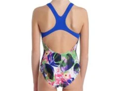 Arena Crazy Mädchen Badeanzug New Swim Pro Back - 116 Neon Blue/multi -Schwimmausrüstung Geschäft Crazy20Mdchen20Badeanzug neonblmulti 4