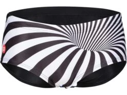 Arena Crazy Placement Low Waist Badehose - 3 Black/black Multi