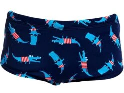Funky Trunks Croc Top Toddler Badehose Printed Trunk - 128 (6)