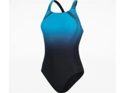 Speedo Digital Placement Badeanzug Medalist - Eco Endurance+ - 42 Black/blue