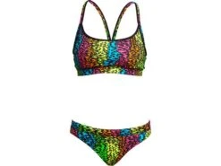 Funkita Sunset West Ladies Schwimmbikini Sports Top + Sports Brief - 40 (14)