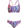 Funkita Wing Tips Ladies Schwimmbikini Sports Top + Sports Brief - 36 (10)
