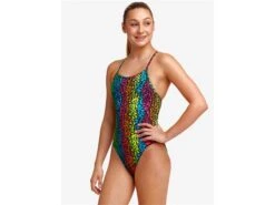 Funkita Sunset West Girls Badeanzug Single Strap - 152 (10) -Schwimmausrüstung Geschäft FKS030G SUNSET WEST 03