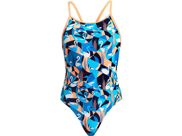 Funkita Eco Swan Song Girls Badeanzug Diamond Back - 164 (12) 3 Funkita Eco Swan Song Girls Badeanzug Diamond Back - 164 (12)
