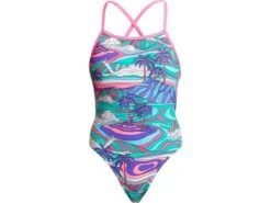 Funkita Palm Cove Ladies Badeanzug Eco Tie Me Tight - 40 (14)