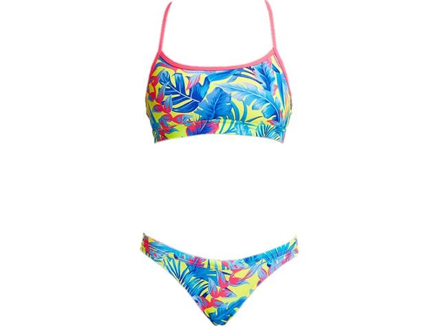 Funkita Eco Poptail Ladies Schwimmbikini Swim Crop Top + Hipster Brief - 34 (8) 3 Funkita Eco Poptail Ladies Schwimmbikini Swim Crop Top + Hipster Brief - 34 (8)