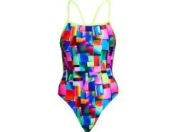 Funkita Patch Panels Ladies Badeanzug Single Strength - 34 (8)