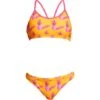 Funkita Pineapple Punch Girls Schwimmbikini Racerback - 164 (12) -Schwimmausrüstung Geschäft FS02G PINEAPPLE PUNCH 01