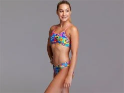 Funkita Rat Pack Girls Schwimmbikini Racerback - 164 (12) -Schwimmausrüstung Geschäft FS02G RAT PACK 03