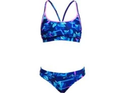 Funkita Leaf Laser Ladies Schwimmbikini Sports Top + Sports Brief - 34 (8)