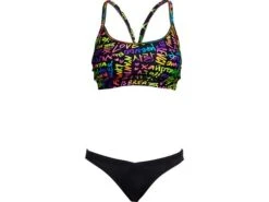 Funkita Love Funky Ladies Schwimmbikini Sports Top + Sports Brief - 40 (14)