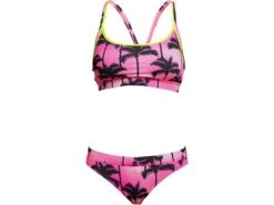 Funkita Pop Palms Ladies Schwimmbikini Sports Top + Sports Brief - 34 (8)