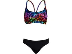 Funkita Rainbow Web Ladies Schwimmbikini Sports Top + Sports Brief - 34 (8)