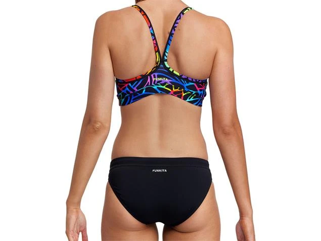 Funkita Rainbow Web Ladies Schwimmbikini Sports Top + Sports Brief - 34 (8) 4 Funkita Rainbow Web Ladies Schwimmbikini Sports Top + Sports Brief - 34 (8) – Bild 2
