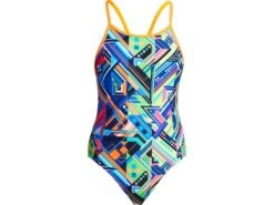 Funkita Kickflip Girls Badeanzug Diamond Back - 152 (10)