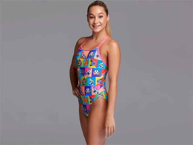 Funkita Rat Pack Girls Badeanzug Diamond Back - 140 (8) 5 Funkita Rat Pack Girls Badeanzug Diamond Back - 140 (8) – Bild 3