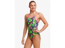Funkita Sloth Slumber Girls Badeanzug Diamond Back - 152 (10) -Schwimmausrüstung Geschäft FS11G SLOTH SLUMBER 03
