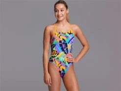 Funkita Tarzanny Pants Girls Badeanzug Diamond Back - 164 (12) -Schwimmausrüstung Geschäft FS11G TARZANNY PANTS 03