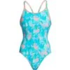 Funkita Pastel Paradise Ladies Badeanzug Diamond Back - 34 (8)