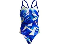 Funkita Blue Ascent Ladies Badeanzug Diamond Back - 36 (10)