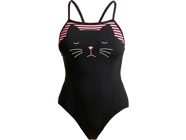 Funkita Crazy Cat Ladies Badeanzug Single Strap - 34 (8) 3 Funkita Crazy Cat Ladies Badeanzug Single Strap - 34 (8)