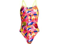 Funkita Pink Pluto Girls Badeanzug Single Strap - 152 (10)