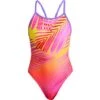 Funkita Beach Sunset Girls Badeanzug Single Strap - 176 (14) -Schwimmausrüstung Geschäft FS16G BEACH SUNSET 01