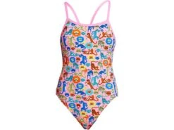 Funkita Feline Fiesta Girls Badeanzug Single Strap - 152 (10)