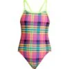 Funkita Happy Highlander Girls Badeanzug Single Strap - 140 (8)