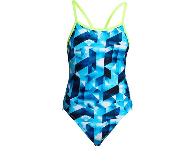 Funkita Hidden Depths Girls Badeanzug Single Strap - 140 (8) 3 Funkita Hidden Depths Girls Badeanzug Single Strap - 140 (8)