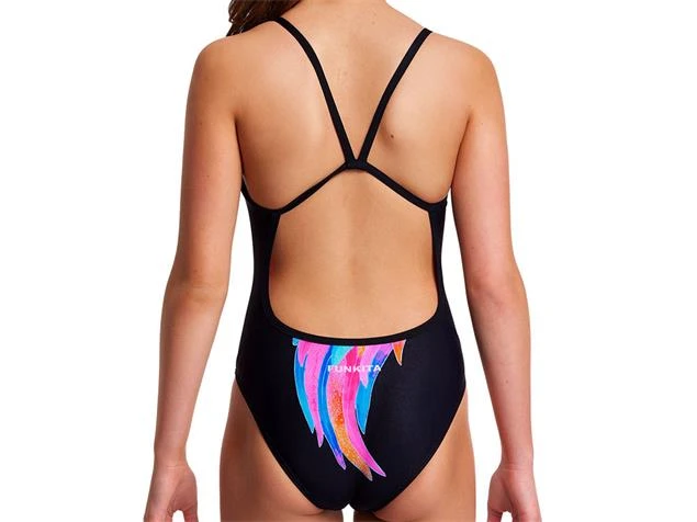 Funkita Icarus Ink Girls Badeanzug Single Strap - 140 (8) 4 Funkita Icarus Ink Girls Badeanzug Single Strap - 140 (8) – Bild 2