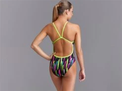 Funkita Lippie Launch Girls Badeanzug Single Strap - 140 (8) -Schwimmausrüstung Geschäft FS16G LIPPIE LAUNCH 03