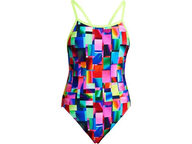 Funkita Patch Panels Girls Badeanzug Single Strap - 140 (8) 3 Funkita Patch Panels Girls Badeanzug Single Strap - 140 (8)