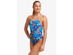 Funkita Slothed Girls Badeanzug Single Strap - 140 (8) -Schwimmausrüstung Geschäft FS16G SLOTHED 03