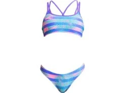 Funkita Pastel Palm Girls Schwimmbikini Criss Cross - 152 (10)