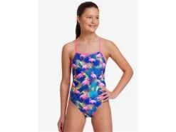 Funkita Mingo Magic Girls Badeanzug Strapped In - 140 (8) -Schwimmausrüstung Geschäft FS38G MINGO MAGIC 03