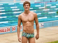 Funky Trunks Burnouts Mens Badehose Classic Trunks - 6 (L) -Schwimmausrüstung Geschäft FT30M BURNOUTS 03