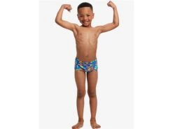 Funky Trunks Big Cat Bash Toddler Badehose Printed Trunk - 128 (6) -Schwimmausrüstung Geschäft FT32T BIG CAT BASH 03